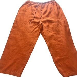 Eileen Fisher Organic Linen Drawstring Pants